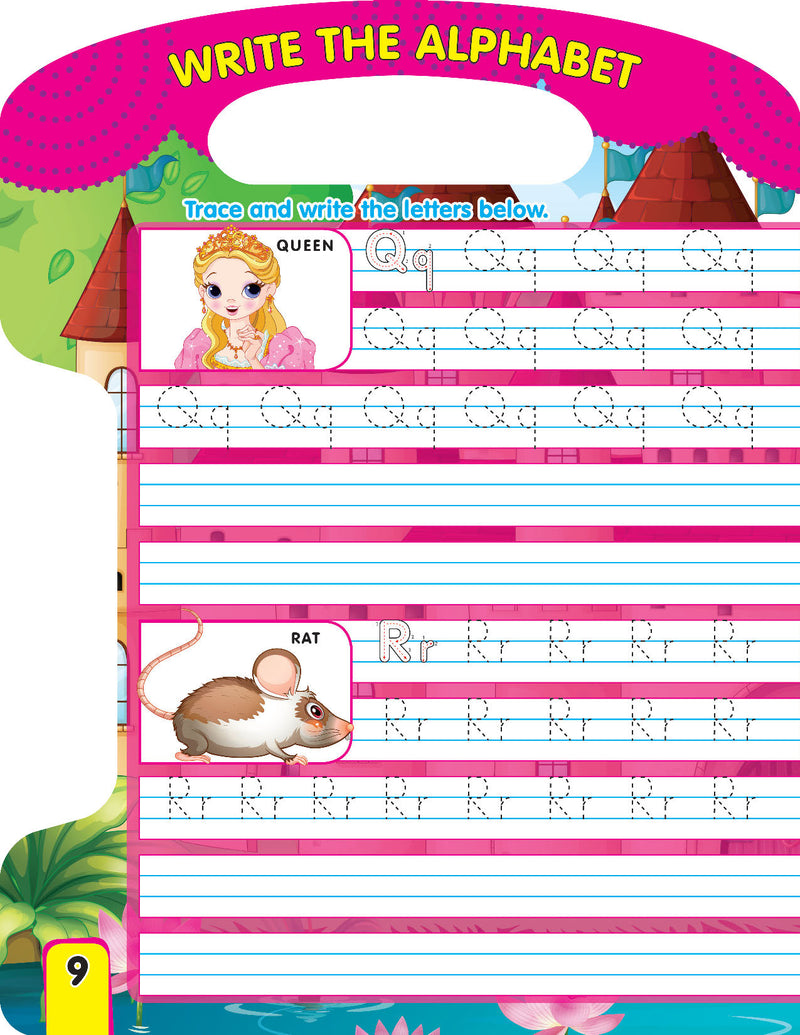 Write and Wipe Book - Alphabets : Early Learning Children Book By Dreamland Publications 9789350896556