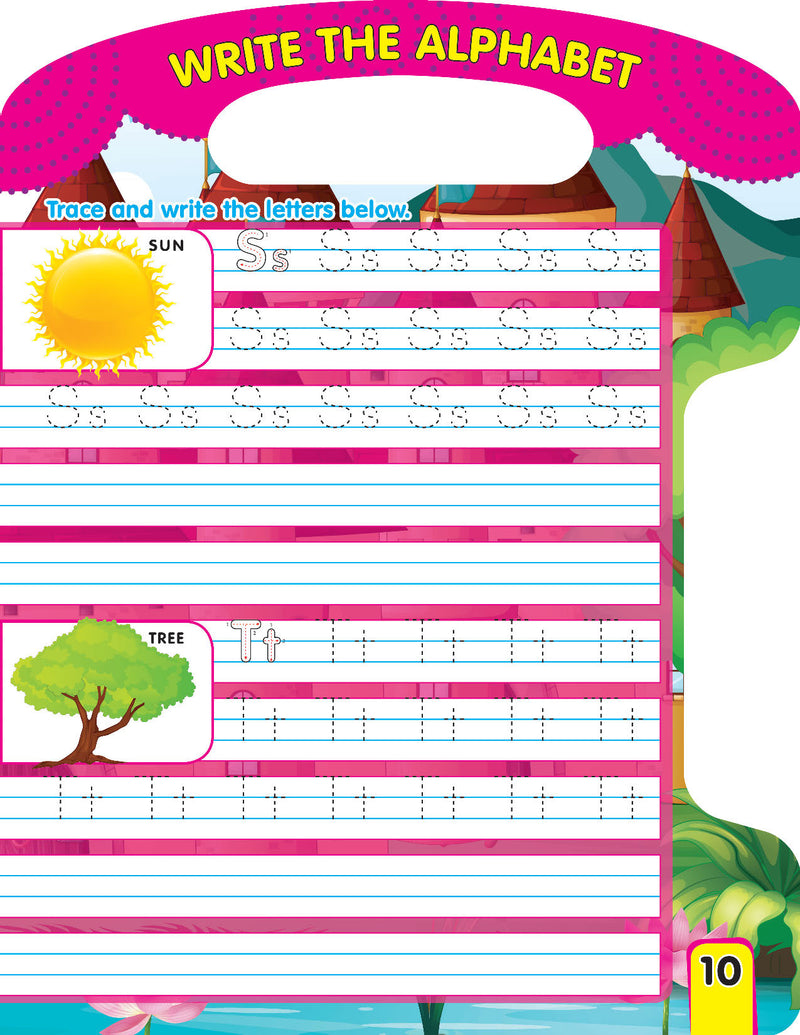 Write and Wipe Book - Alphabets : Early Learning Children Book By Dreamland Publications 9789350896556