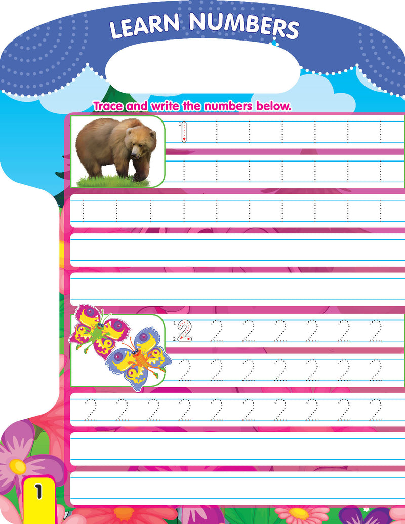 Write and Wipe Book - Numbers : Early Learning Children Book By Dreamland Publications 9789350896563