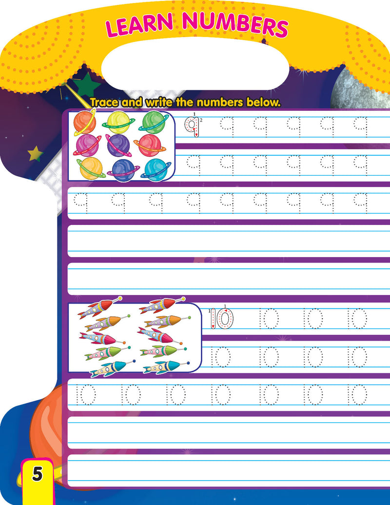 Write and Wipe Book - Numbers : Early Learning Children Book By Dreamland Publications 9789350896563