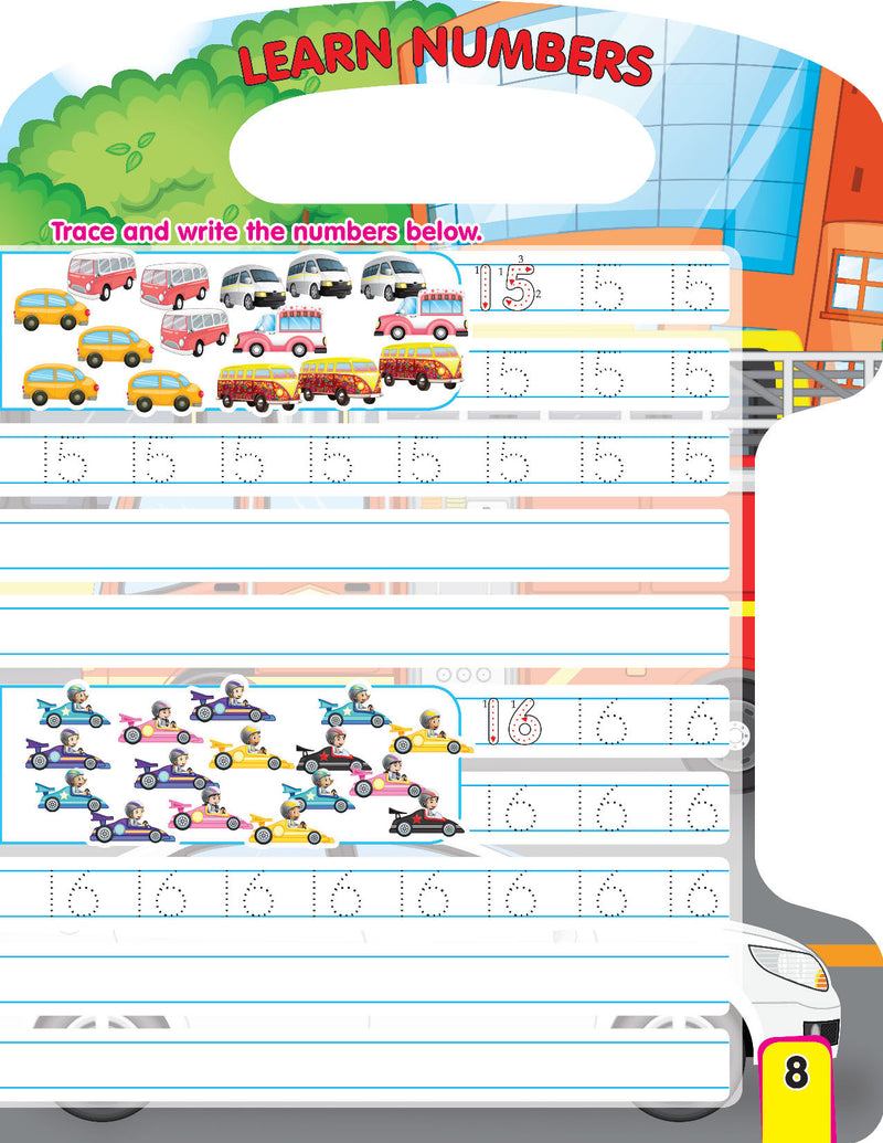 Write and Wipe Book - Numbers : Early Learning Children Book By Dreamland Publications 9789350896563