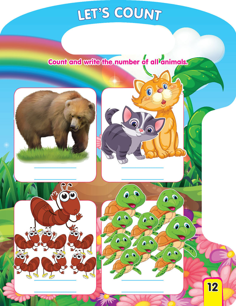 Write and Wipe Book - Numbers : Early Learning Children Book By Dreamland Publications 9789350896563