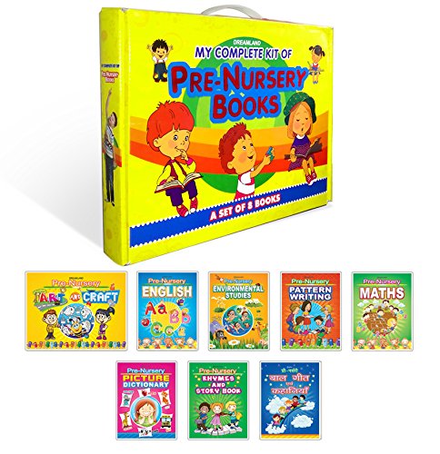 My Complete Kit of Pre-Nursery Books- A Set of 8 Books : Early Learning Children Book By Dreamland Publications