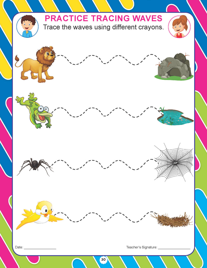 Pre-Nursery Pattern Writing : Early Learning Children Book By Dreamland Publications