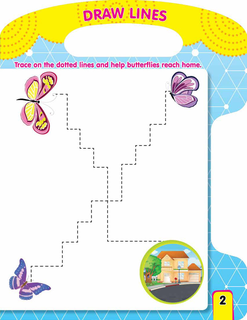 Write and Wipe Book - Pattern : Early Learning Children Book By Dreamland Publications