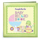Purple Turtle Baby Record Book