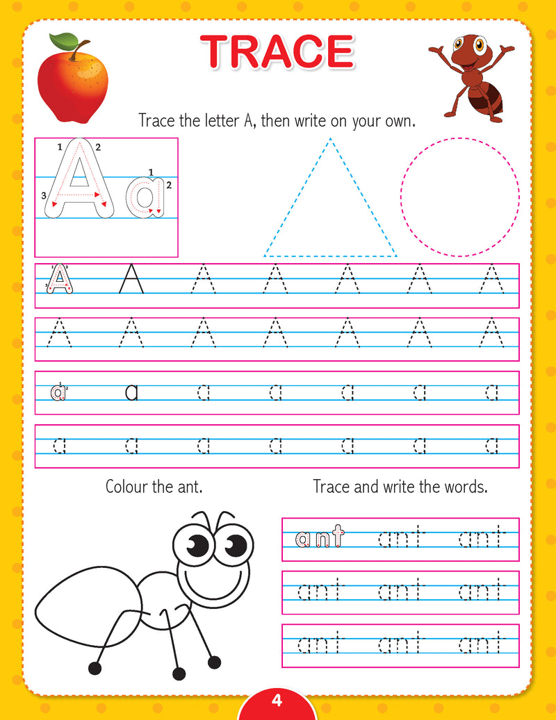 Nursery English Worksheets : Early Learning Children Book By Dreamland Publications 9789387971967