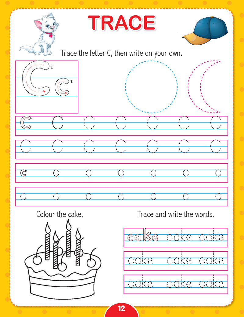 Nursery English Worksheets : Early Learning Children Book By Dreamland Publications 9789387971967