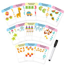 Flash Cards Addition and Subtraction - 30 Double Sided Wipe Clean Flash Cards for Kids (With Free Pen) : Early Learning Children Book By Dreamland Publications 9789388416030