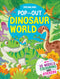 Pop-Out Dinosaurs World- With 3D Models Colouring Stickers : Interactive & Activity Children Book By Dreamland Publications