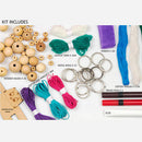Chalk and Chuckles Art and Craft Keychain Dolls