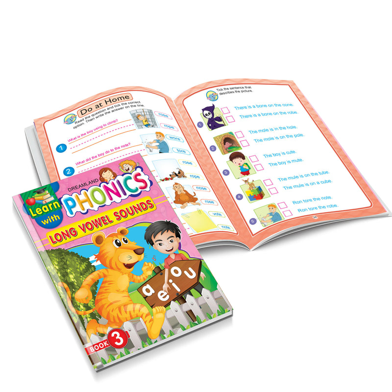 Learn With Phonics Book - Pack (5 Titles) : School Textbooks Children Book By Dreamland Publications 9789350898024