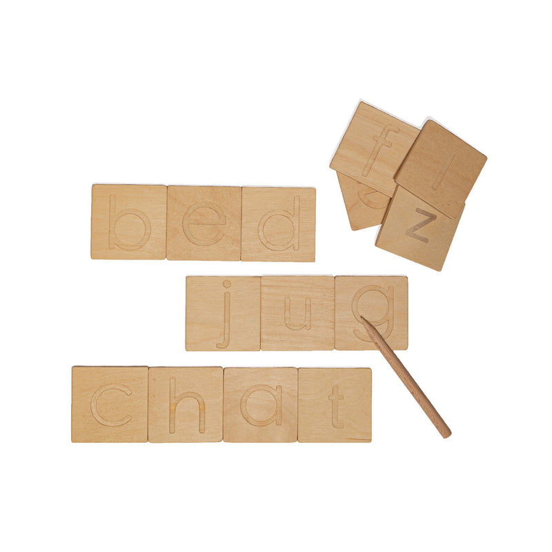 Letter Tracing Tiles - Reversible
