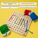 Children's Sewing/Lacing Board