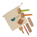 Wooden Stamping Kit for Play dough