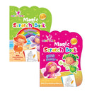 Colour Fairies - Magic Scratch Activity Book for kids (Combo of 2 Books)