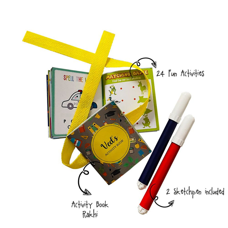 Activity Book Rakhi - Back to school  (Personalization available)