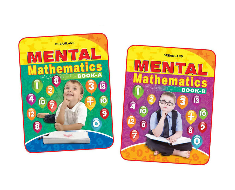 Mental Mathematics ( Set -1 ,Book A-B) : School Textbooks Children Book By Dreamland Publications