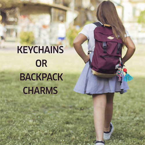 Chalk and Chuckles Art and Craft Keychain Dolls