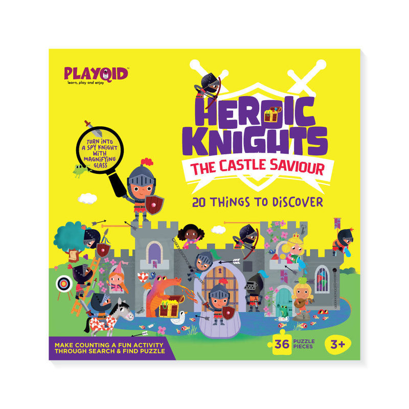 HEROIC KNIGHTS THE CASTLE SAVIOUR - SEARCH & FIND PUZZLE