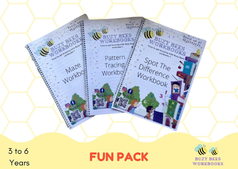 Fun Pack - Set of 3 workbooks