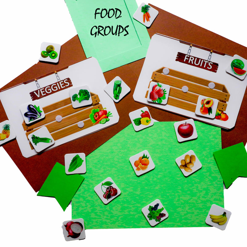 FRUIT AND VEGGIE SORTING ACTIVITY BUSY BAG