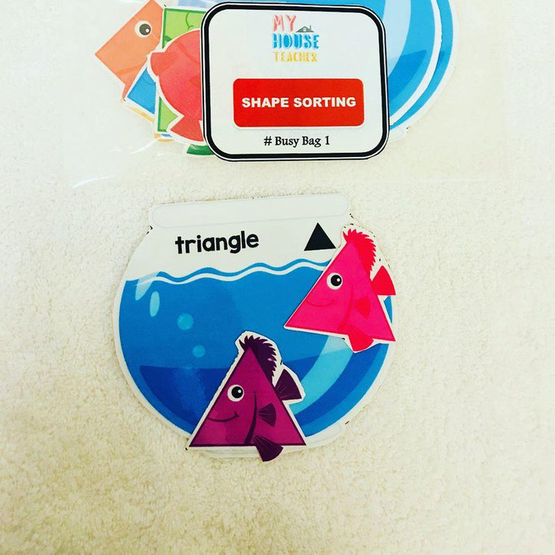SHAPE SORTING TODDLER BUSY BAG