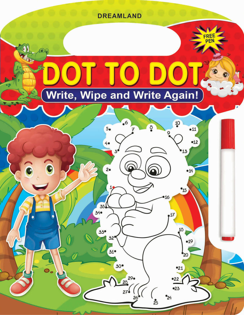 Write and Wipe Book - Dot to Dot