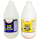 Jumbo Slime Kit. Make 200+ Slimes - Pack of 2 Bottles Slime & Craft Glue (Clear/White, 2 litres Each) + 6 Bottles Slime Activator Liquid Plus Clear (200 ml Each)
