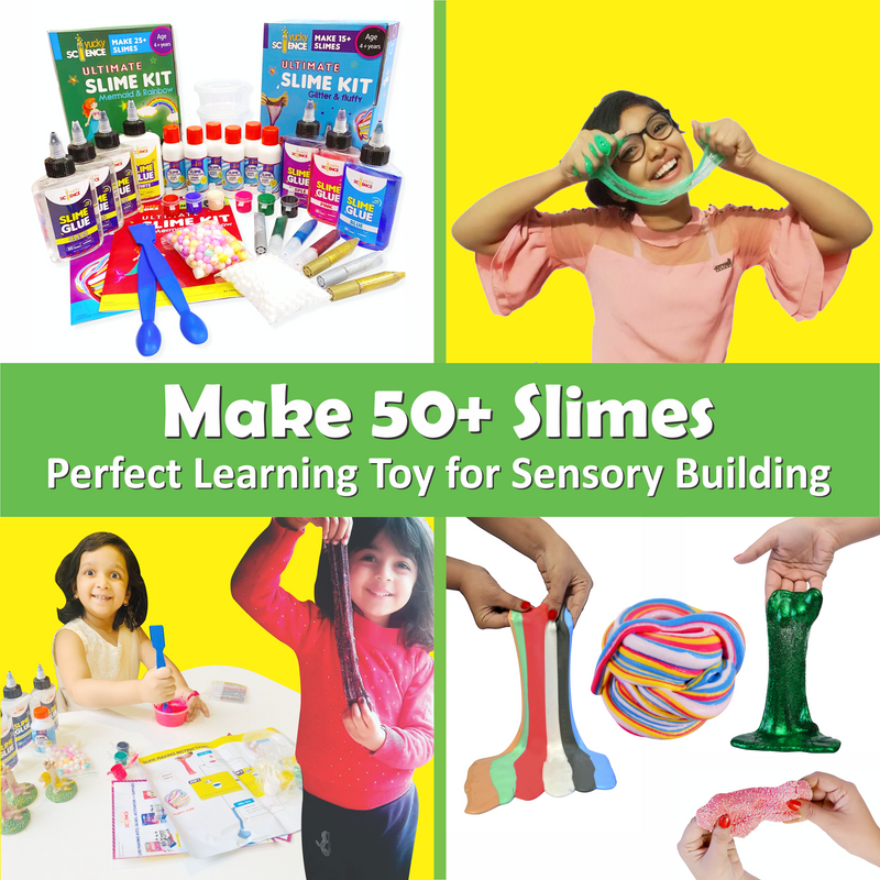 Ultimate Slime Making Kit Fluffy and Unicorn Make 15+ Slimes At Home for  Kids