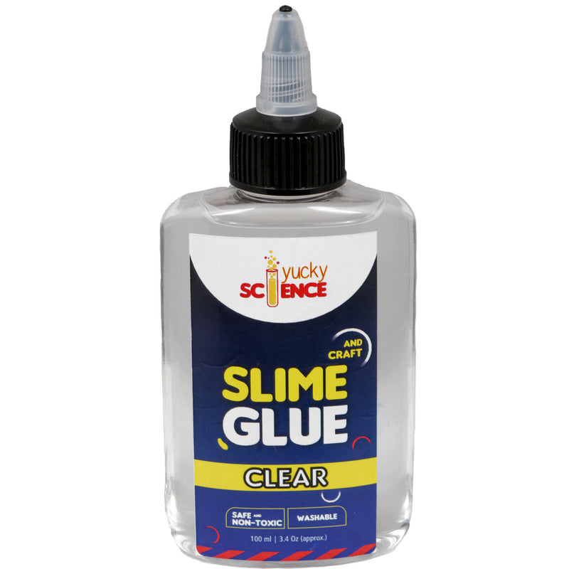Slime Making Supplies Pack of 3 Bottles Slime & Craft Clear Glue (100 ml Each Each) + 1 Bottle Slime Activator Liquid Plus Clear (200 ml). Make 20+ Slimes