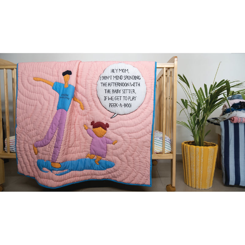 Bandra Babysitter Quilt - Girl print