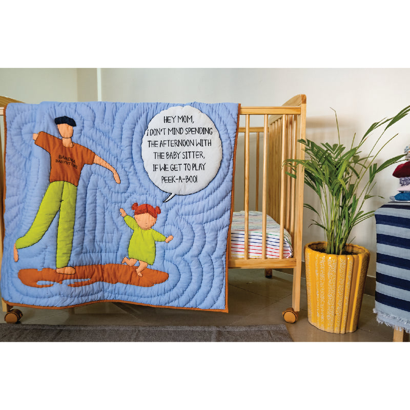 Bandra Babysitter Quilt - Girl print