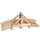 Toyroom Wooden  Planks / Building Bricks (50 Pieces)