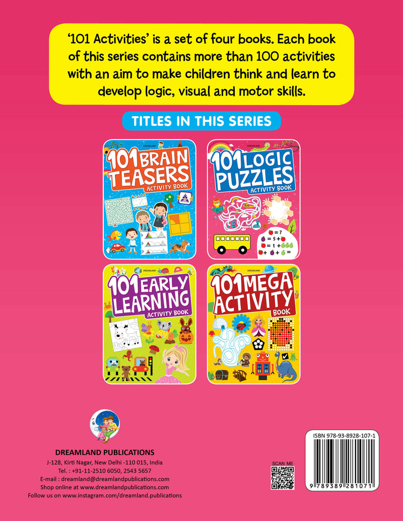 101 Logic Puzzles Activity Book : Interactive & Activity Children Book By Dreamland Publications