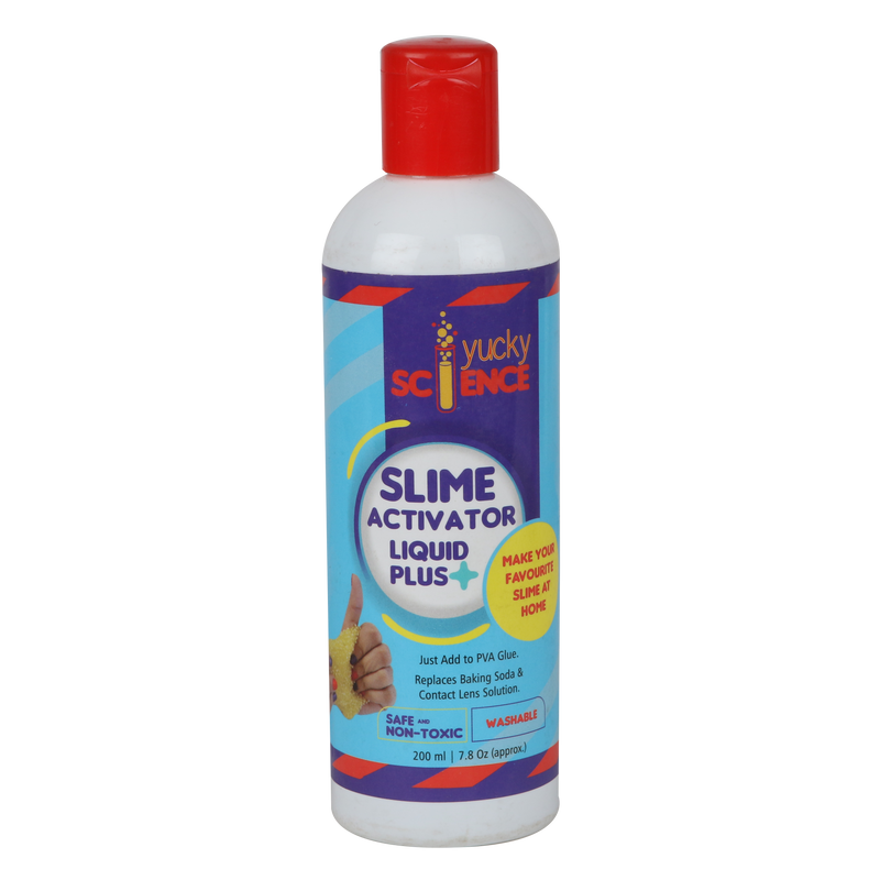 Jumbo Slime Kit. Make 100+ Slimes- Pack of 1 Bottle Slime & Craft Clear Glue (2 Liters) + 3 Bottles Slime Activator Liquid Plus Clear (200 ml Each)