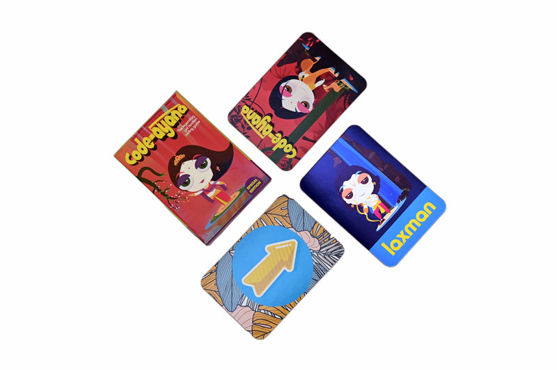 Code-ayana Card Game - Learn coding skills & Ramayana characters