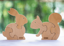 3 Piece Chunky Wooden Puzzle - Set of 2
