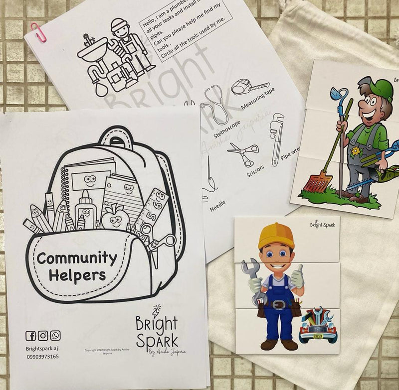 Community Helpers Bag