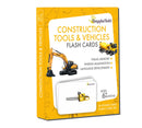 Construction Tools And Vehicles Flash Cards |GrapplerTodd Flashcards for Kids Early Learning Flash Cards Easy and Fun Way of Learning 6 Months to 6 Years Babies