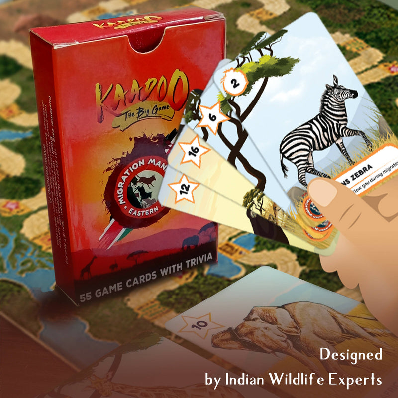 Migration Mania-African Savannah Edition Jungle Wildlife Safari Adventure Board Game