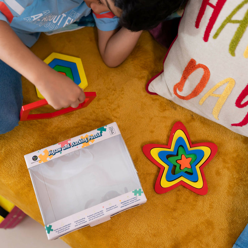 Hexagon puzzle - Size and Shape Sorter