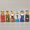 Svecha Toys: Community Helpers Peg dolls - Option 1 (Set of 6)