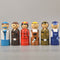 Svecha Toys: Community Helpers Peg dolls - Option 2 (Set of 6)