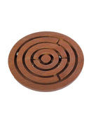 Desi Toys Bada Bhool Bhulaiya/ Swirl/ Labyrinth Board Game Wooden Puzzle