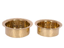 Desi Toys Brass Miniature Vessel set of 2 pretend play set, Collectible