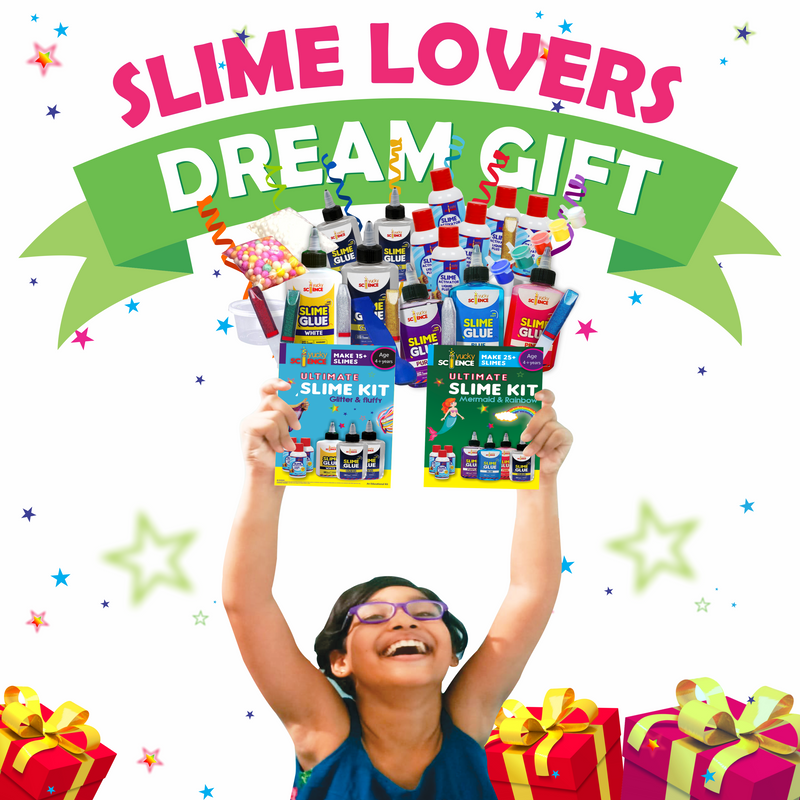 Ultimate Slime Making Kit- Make 15+ Slimes For 4 Yrs & Above Age Kids  Multicolor