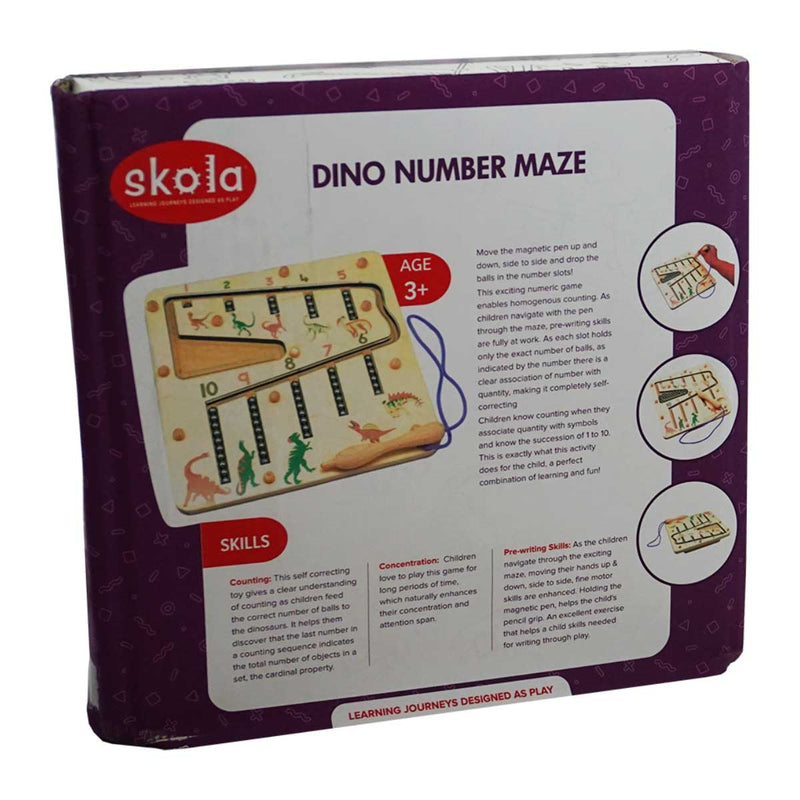 Dinosaur Number Maze