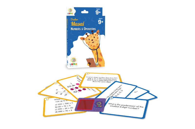 Doctor Masai Math Flashcards (Age 9+) - Number Operations