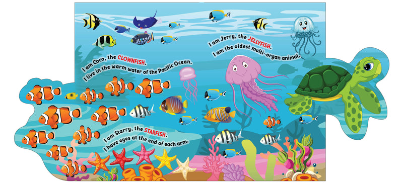 Flap Book- Under the Ocean : Interactive & Activity Children Book By Dreamland Publications 9788195163229